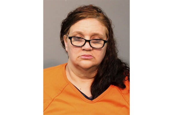 This booking photo provided by the York County, S.C., Sheriff's Office shows Stacy Rabon. Rabon was sentenced on Wednesday, Aug. 23, 2023, to life in prison for killing her newborn daughter whose stabbed body was found in a plastic bag in a South Carolina river in 1992. (York County Sheriff's Office via AP)