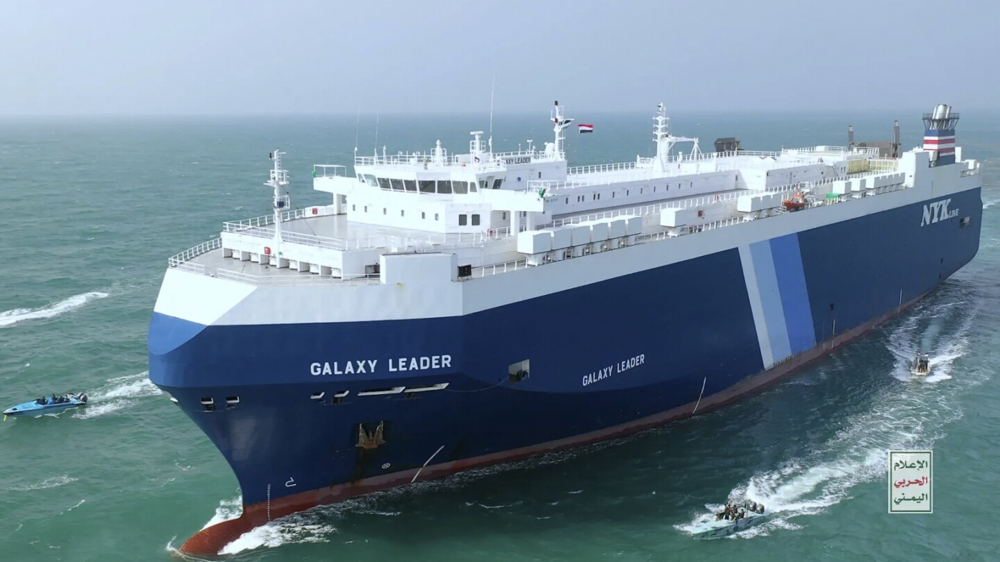 Yemen’s Houthi rebels free up group of business vessel seized in Crimson Sea in November 2023