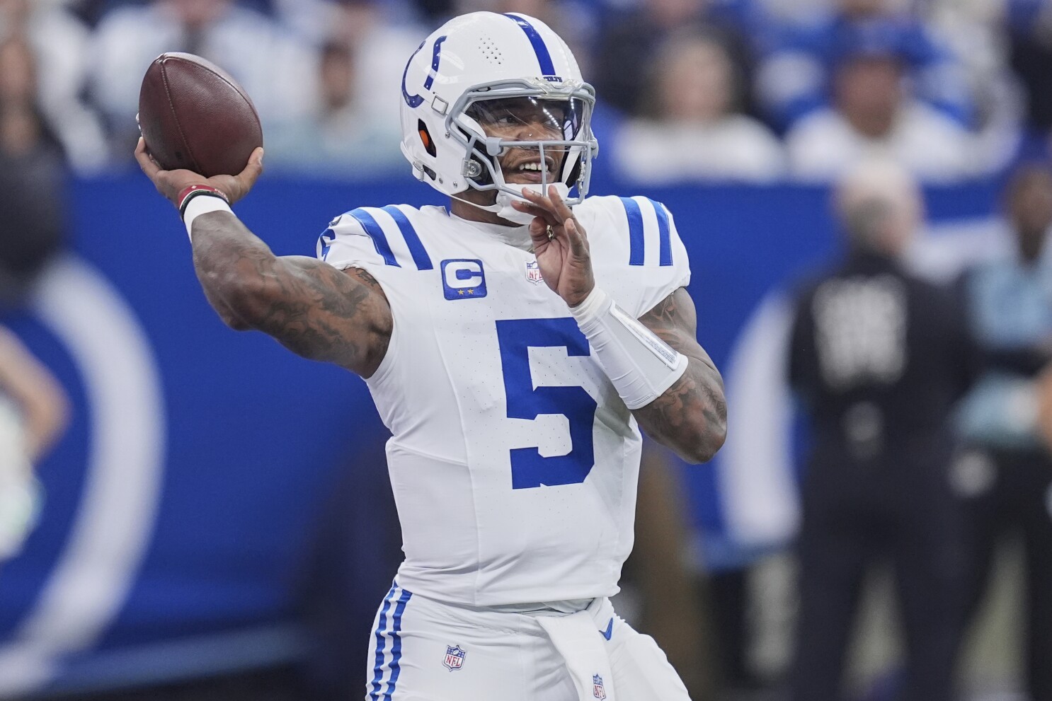 Anthony Richardson embraces competition with Daniel Jones to be Colts  starting QB | AP News