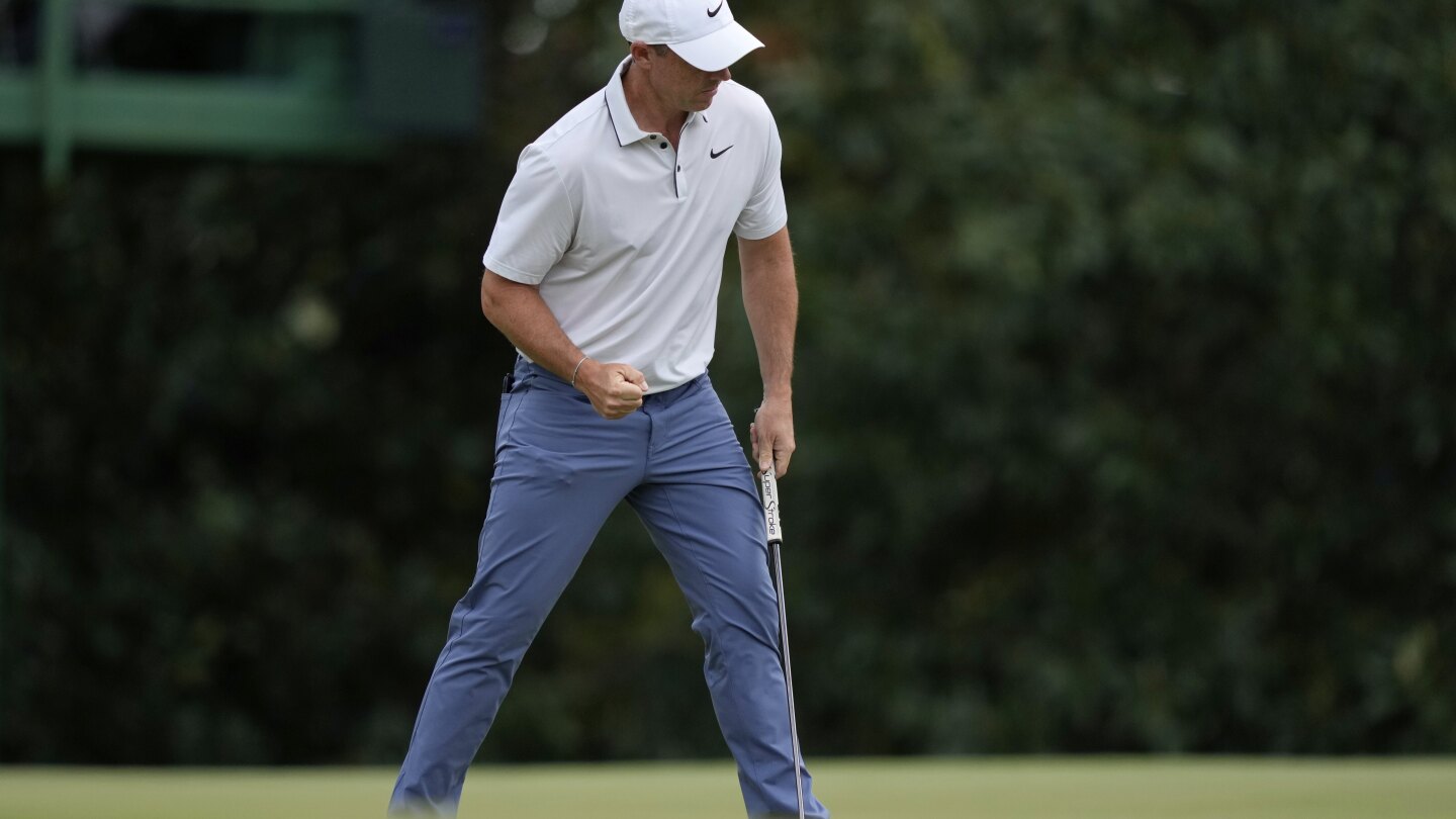 Rory McIlroy has masterful start at Augusta and closes in on career Grand Slam