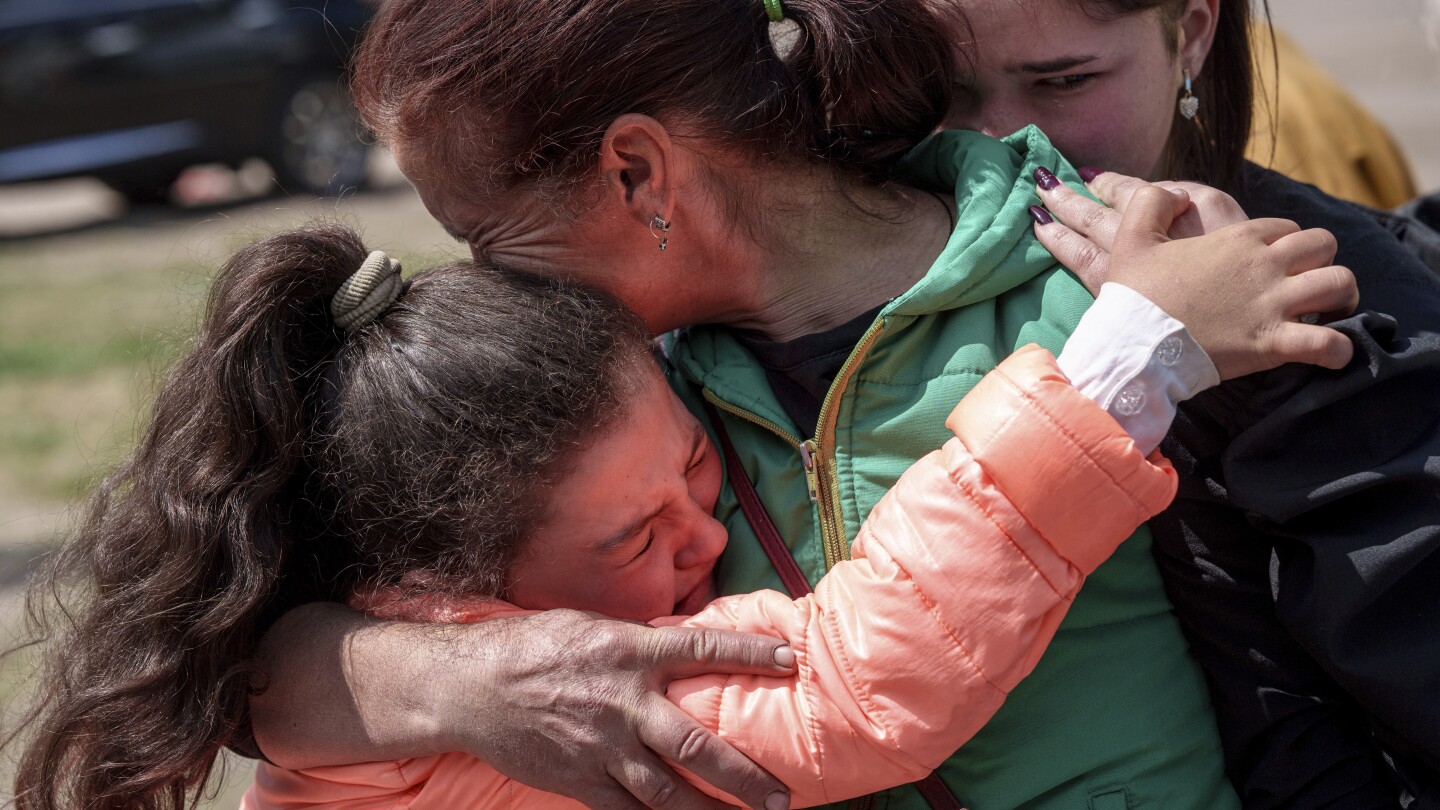 Thousands of civilians flee northeast Ukraine as Russia presses a renewed border assault