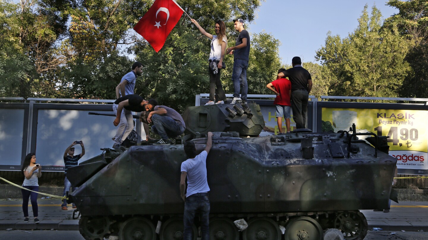 Turkish prosecutors target 63 members of the military over ties to a 2016 coup attempt