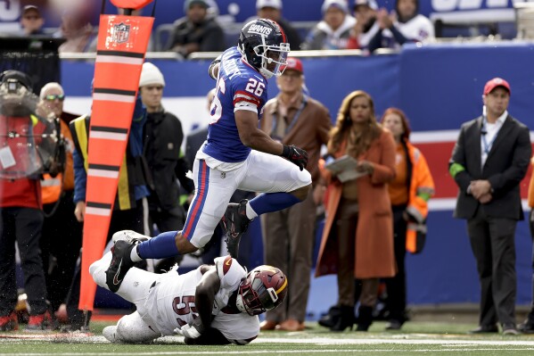 Giants Saquon Barkley Offensive Rookie of the Year acceptance speech 