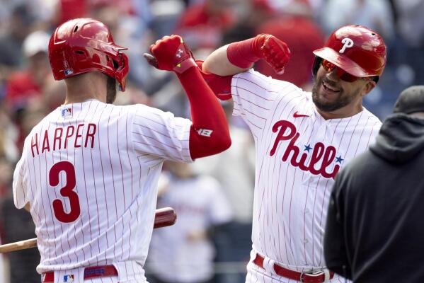 Schwarber goes deep for Phillies in 9-5 win over Athletics