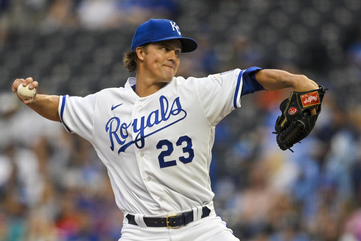 Greinke's sharp stuff helps Royals cruise past Angels 7-0