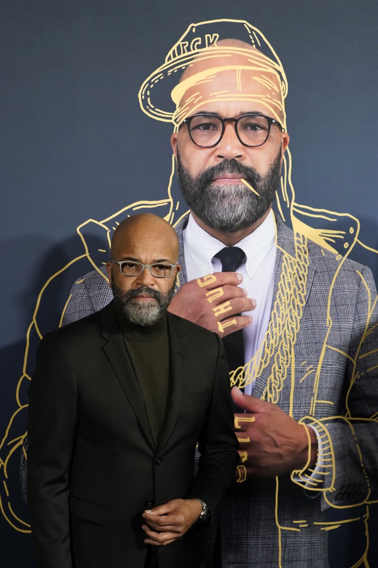 Jeffrey Wright, a cast member in "American Fiction," poses at a screening of the film, Tuesday, Dec. 5, 2023, at the Academy of Motion Picture Arts and Sciences in Beverly Hills, Calif. (AP Photo/Chris Pizzello)