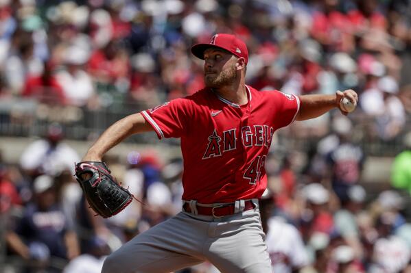 Taylor Ward carted off after taking a pitch to face in Angels