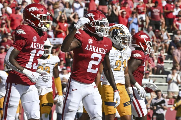 Arkansas away from home again for neutral site game against Texas A&M at  home of the Cowboys
