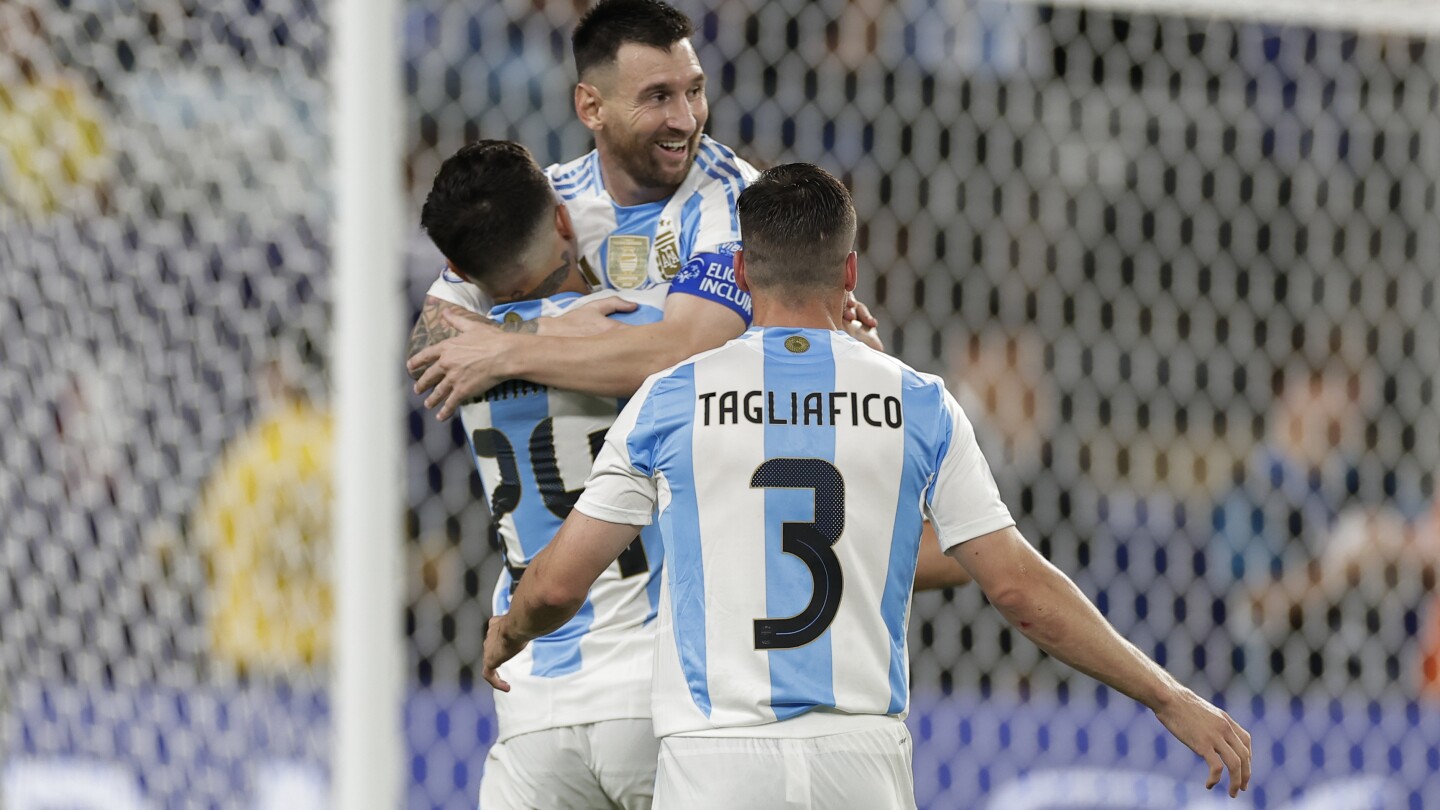 Copa América 2024: Argentina venció a Canadá 2-0 para llegar a la final, Messi anota