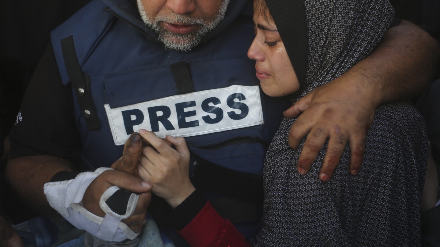 Israeli strike kills two Palestinian journalists in Gaza, including the son of Al Jazeera correspondent