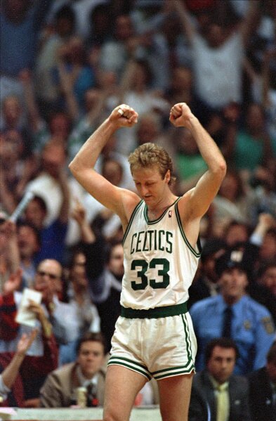 Larry Bird Shoots 3-Pointer - Boston Celtics History