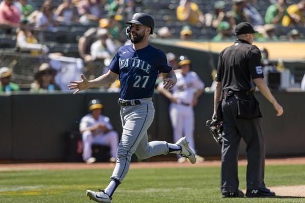 Oakland A's Frankie Montas exits game with Seattle Mariners