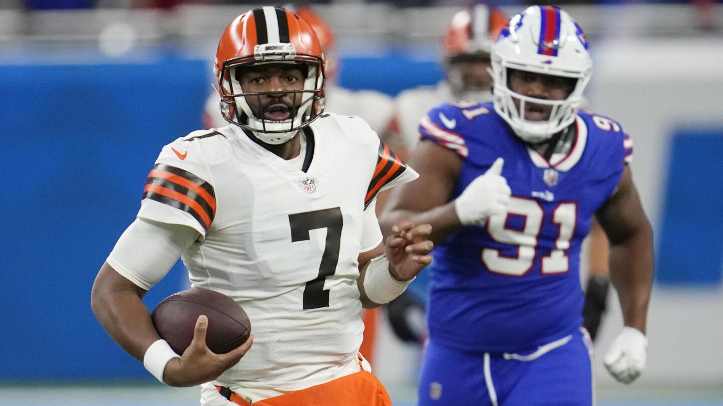 Browns' Brissett excited for 'last' start before Watson back