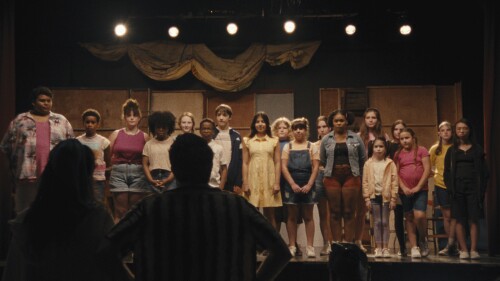 This image released by Searchlight Pictures shows a scene from "Theater Camp." (Searchlight Pictures via AP)