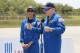NASA astronauts Butch Wilmore, right, and Suni Williams speak to the media after they arrived at the Kennedy Space Center, Thursday, April 25, 2024, in Cape Canaveral, Fla. The two test pilots will launch aboard Boeing's Starliner capsule atop an Atlas rocket to the International Space Station, scheduled for liftoff on May 6, 2024. (Ǻ Photo/Terry Renna)