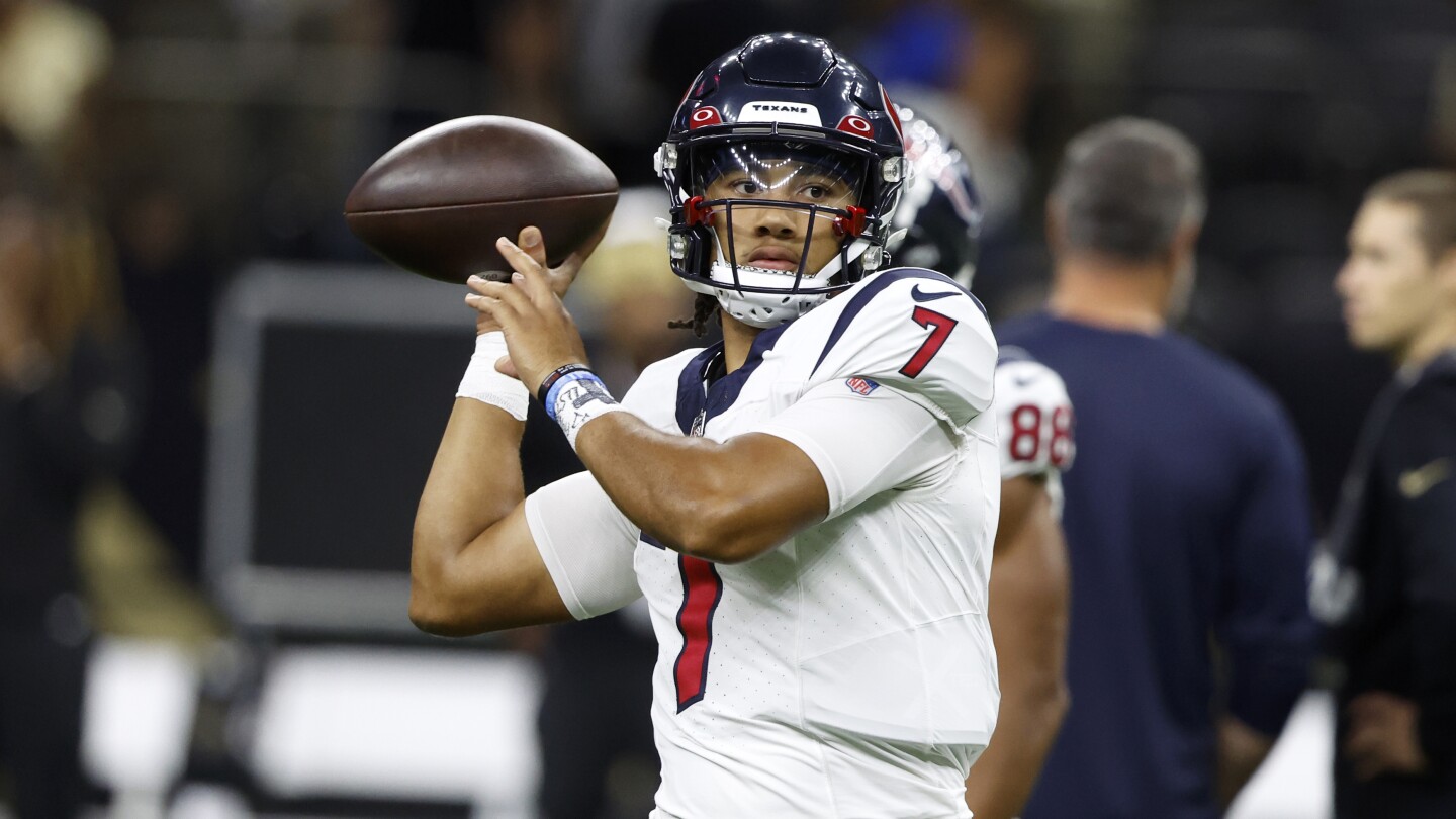 Texans' Stroud undaunted by impending NFL debut on the road at
