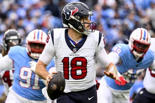 Keenum comes through for Texans against Titans with Stroud out to keep  playoff hopes alive | AP News