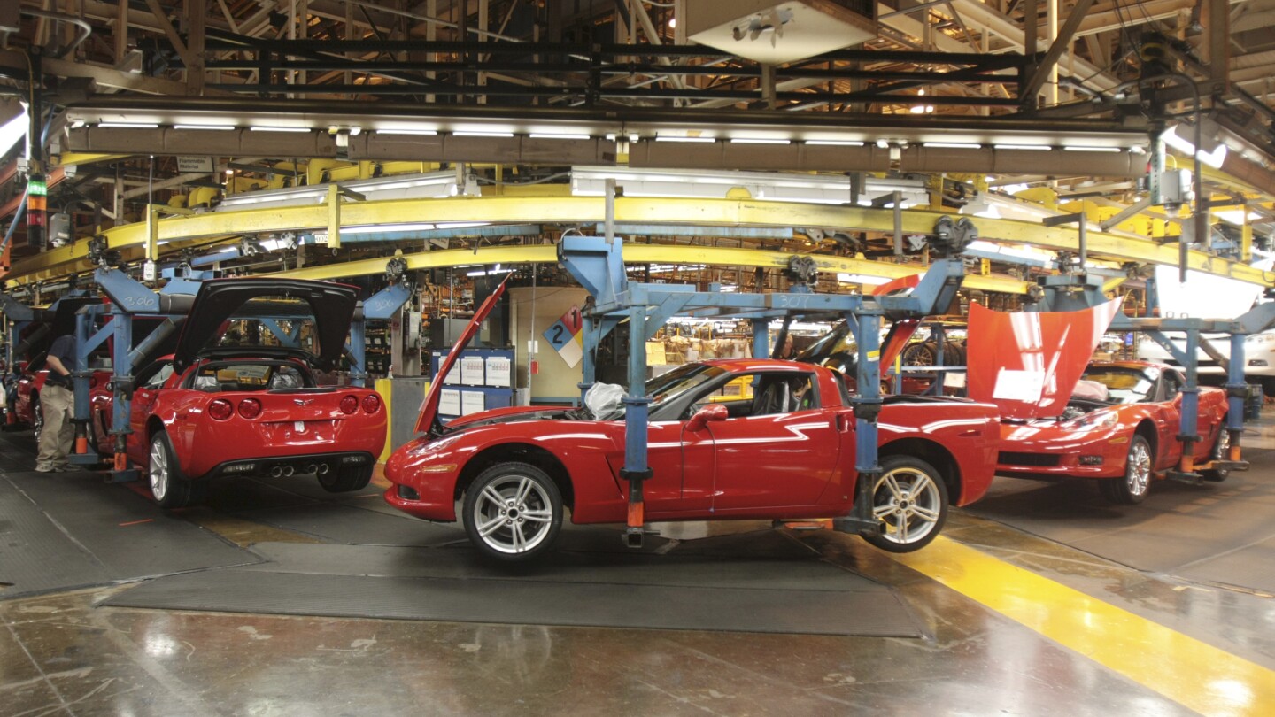 NextImg:8 new Corvettes go missing from Kentucky car plant, but the conspicuous muscle cars are all found