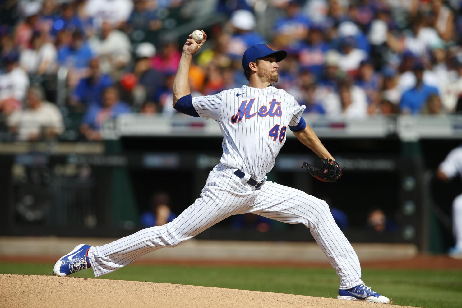 New York Mets ace Jacob deGrom throws 4 IP, K's 4 in third rehab start -  ESPN