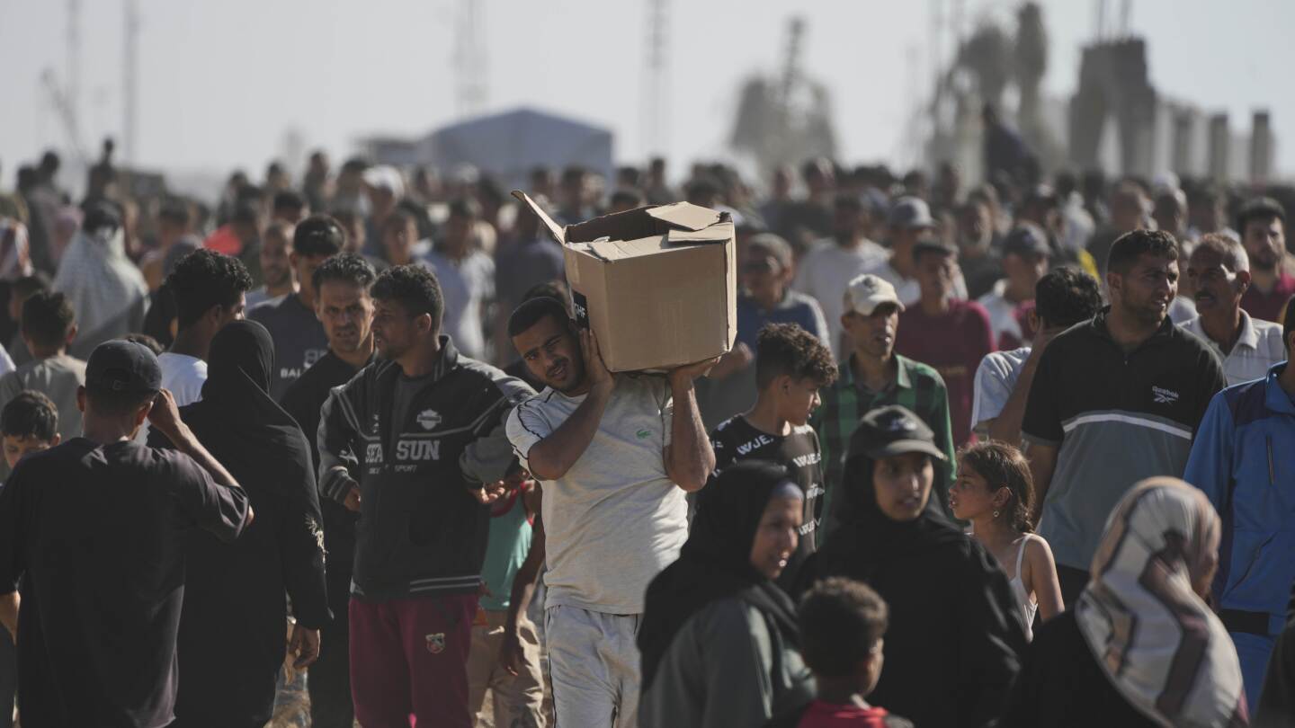 Live updates: Chaos and gunfire at a new Gaza aid distribution hub leave 1 dead and 48 hurt