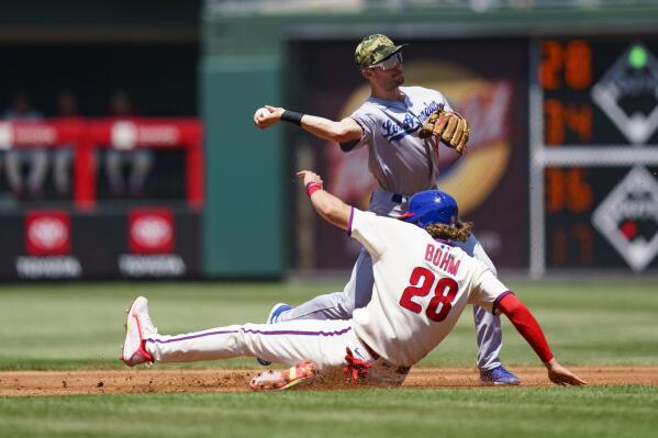 Philadelphia Phillies' Roman Quinn plays during a baseball game