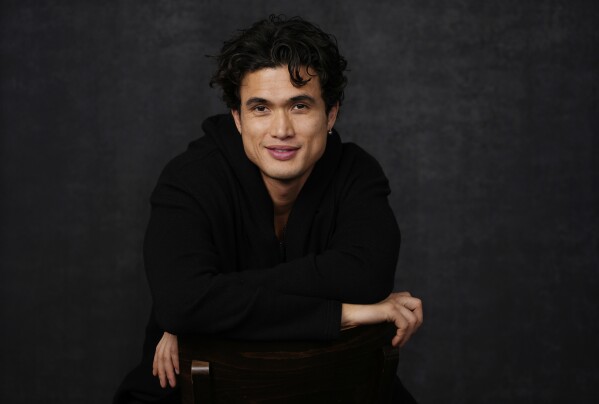 Charles Melton poses for a portrait on Monday, Nov. 20, 2023, in Los Angeles. Melton has been named one of The Associated Press' Breakthrough Entertainers of 2023. (AP Photo/Chris Pizzello)