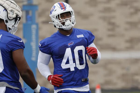 Buffalo Bills linebacker Von Miller (40) plays during an NFL