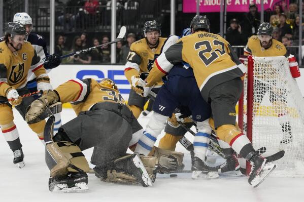 Golden Knights fall to Winnipeg Jets in NHL playoff opener