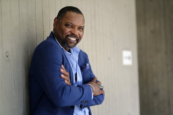 Petri Hawkins Byrd, bailiff on the reality court television program "Judge Judy," poses for portrait, Friday, Sept. 25, 2020, in Los Angeles. (AP Photo/Chris Pizzello)