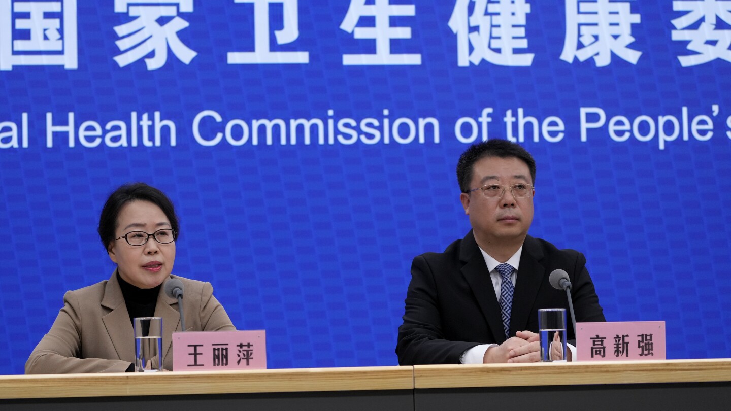The rate of HMPV infections in northern China is declining, Chinese health official says