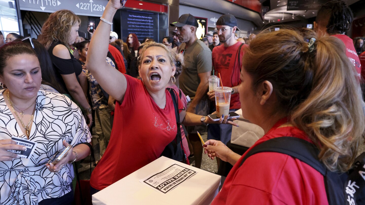Grève imminente dans l’industrie hôtelière de Las Vegas: le dernier grand syndicat américain à se mettre en grève