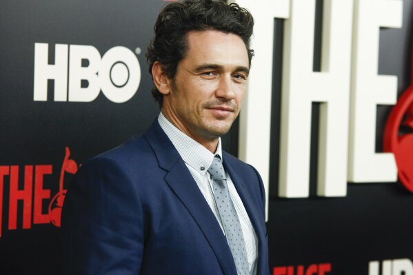 FILE - This Sept. 7, 2017 file photo shows James Franco at the premiere of the HBO Original Series "The Deuce"  in New York. Two actresses have sued Franco and his former acting and film school, saying they were pushed into gratuitous and exploitative sexual situations as his students.  (Photo by Andy Kropa/Invision/AP, File)