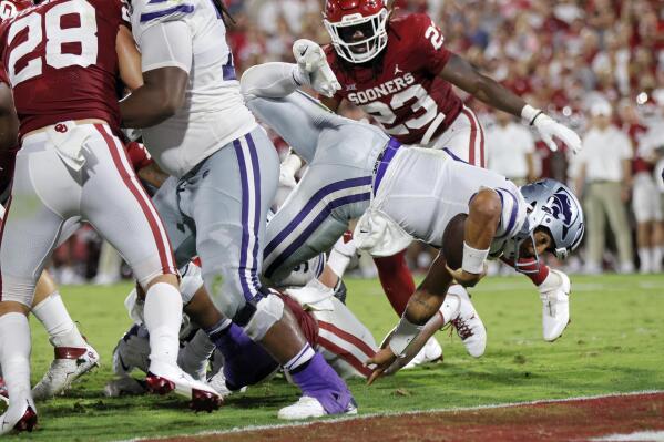 No. 6 Oklahoma upset by Kansas State 41-34