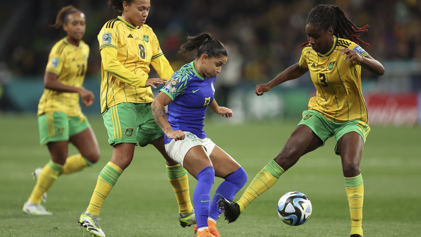 Jamaica holds Brazil 0-0 to advance to the Women’s World Cup knockout round for the first time
