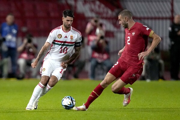 Hungary remains unbeaten after 2-1 win at Serbia in European Championship  qualifying | AP News