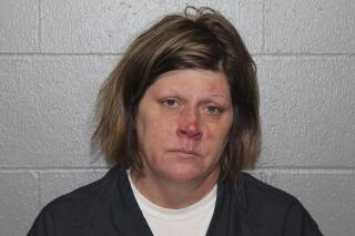 FILE - This booking photo provided by the Goodhue County, Minn., Sheriff's Office shows Jennifer Matter. Matter admitted in a guilty plea Wednesday, Jan. 25, 2023, that she left her newborn baby boy to die on the banks of the Mississippi River in 2003. She pleaded guilty to second-degree murder in the baby's death. She will be sentenced April 28. Matter was arrested May 10, 2022, at her home in Belvidere Township outside Red Wing. (Goodhue County Sheriff's Office via AP, File)