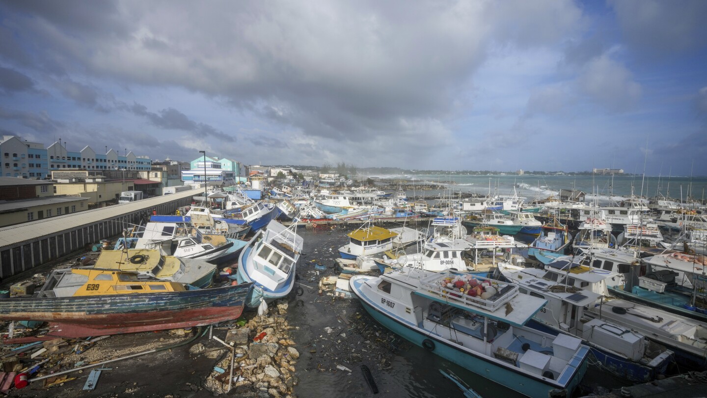 Hurricane Beryl grows to Category 5 strength as it razes southeast Caribbean islands