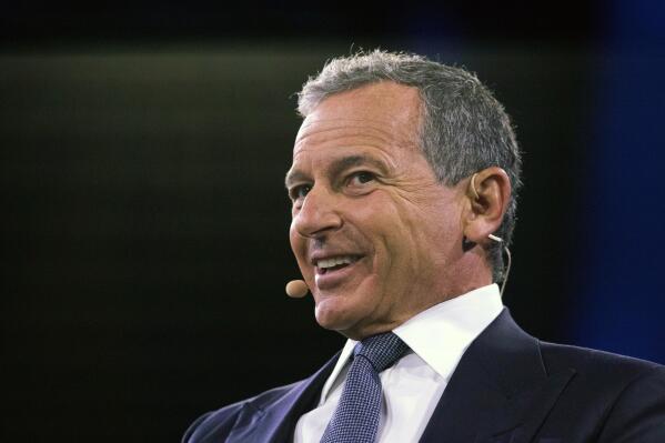 FILE - Bob Iger speaks at the Bloomberg Global Business Forum, Sept. 25, 2019, in New York. The Walt Disney Co. says it will cut about 7,000 jobs as part of a “significant transformation” announced by CEO Iger. The job cuts amount to about 3% of the entertainment giant's global workforce and were announced Wednesday, Feb. 8, 2023, after Disney reported quarterly results that topped Wall Street’s forecasts. (AP Photo/Mark Lennihan, File)