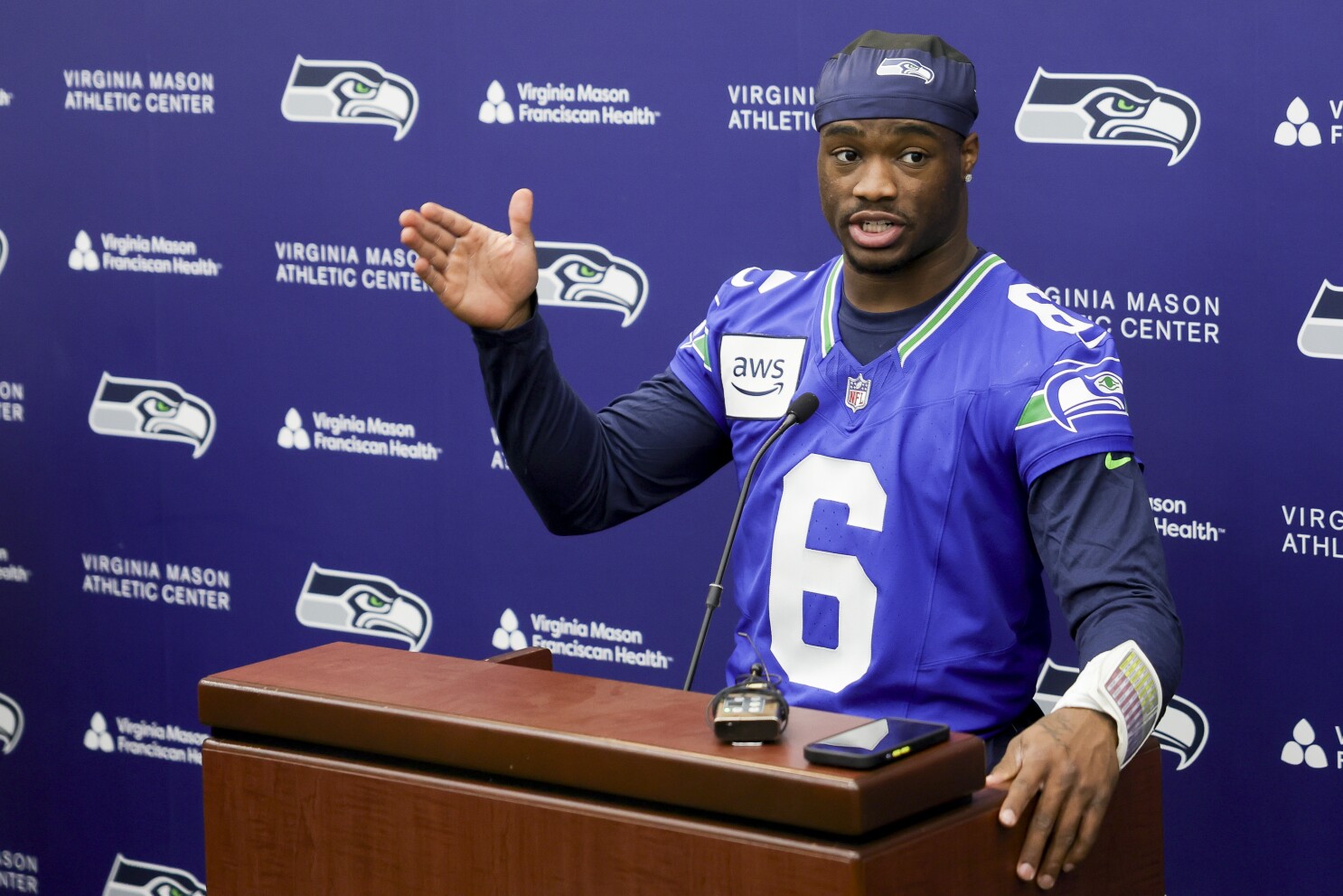 Jalen Milroe is cheerful but diligent as he begins his first minicamp with the Seahawks