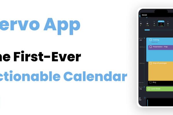 Vervo, the first-ever actionable calendar app, announced its revamped launch today. Vervo helps users stay organized and reduce stress by giving them a clear plan of what to do next and when in their day, so they can focus on the things that matter most.