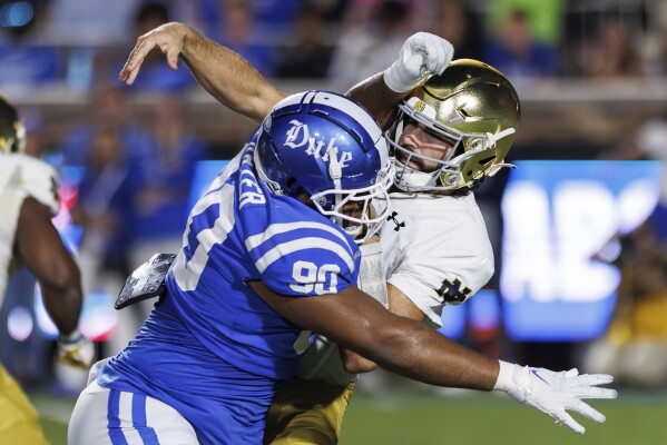 Instant observations: Notre Dame football survives scare at Duke
