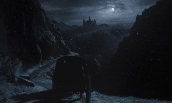 This imaged released by Focus Features shows a scene from "Nosferatu". (Focus Features via AP)