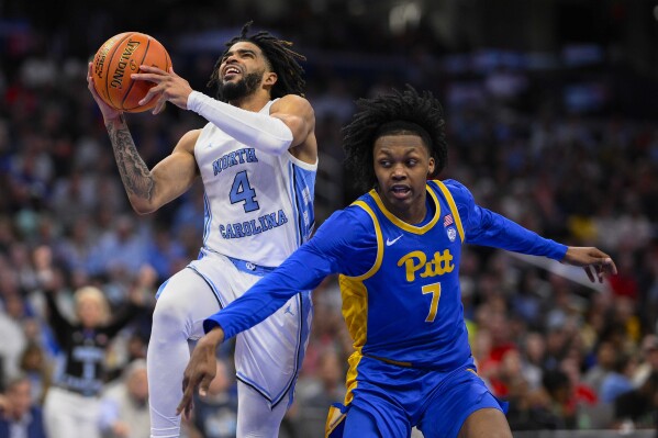 RJ Davis takes over as No. 4 UNC reaches ACC Tournament final by beating  Pitt 72-65 | AP News