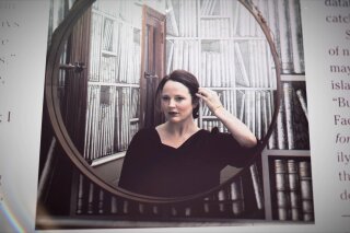This image released by HBO shows late writer Michelle McNamara from the six-part docuseries “I’ll Be Gone in the Dark,” debuting on Sunday. (HBO via AP)