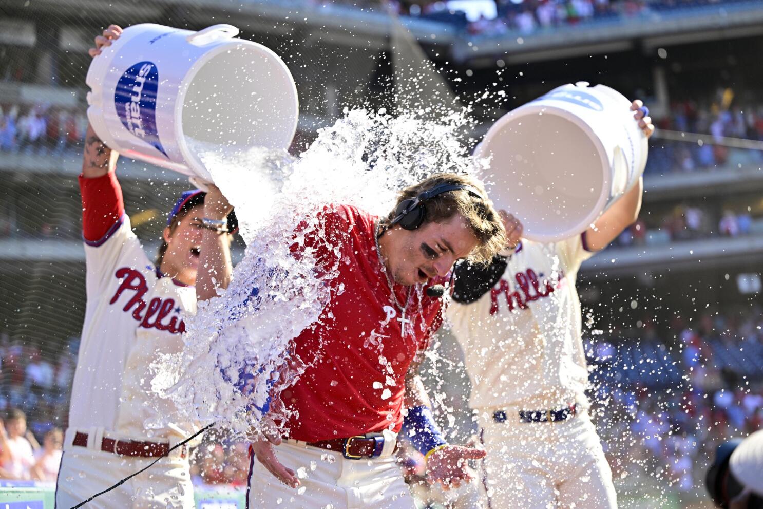 Bryce Harper sparks Phillies comeback, Bryson Stott hits walk-off HR in 9-7  win over Angels