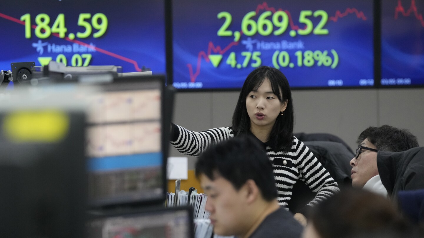 Фондов пазар днес: Азиатските акции са смесени, тъй като Китай разкрива цел за икономически растеж от 5% за 2024 г.