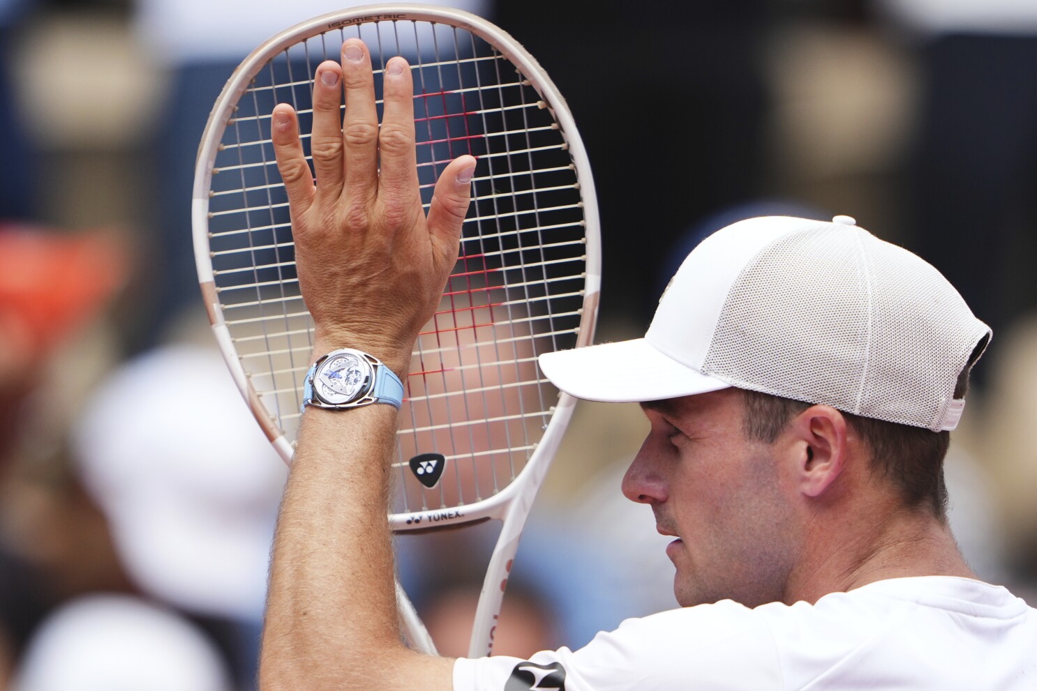 Paul is the 1st US man in Paris quarters since Agassi in '03