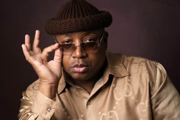 Rapper E-40 poses for a portrait in Los Angeles on Nov. 7, 2023, to promote his new album “Rule of Thumb: Rule.