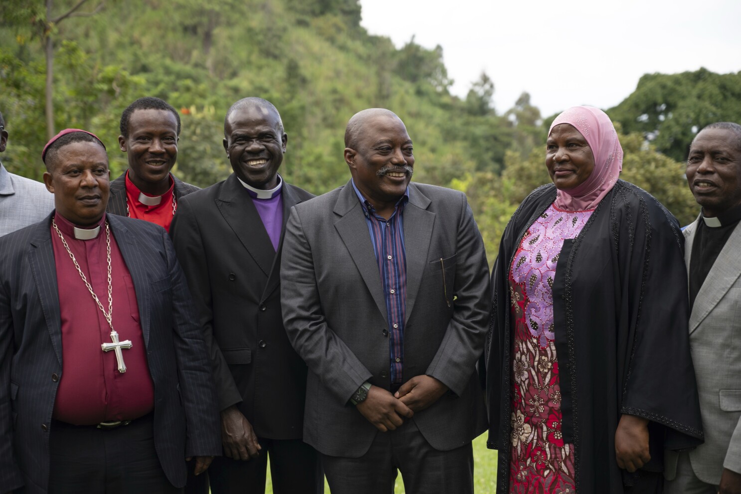Ex-Congolese leader Kabila meets with religious leaders in Goma
