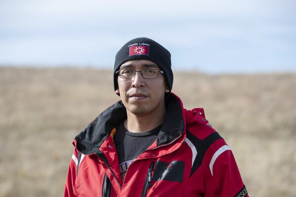 FILE - This October 2018 photo shows Oglala Sioux President Julian Bear Runner when he was running for tribal president. A jury on Thursday, April 4, 2024, convicted the former tribal leader in South Dakota of defrauding his tribe out of thousands of dollars. (Ryan Hermans/Rapid City Journal via AP, File)